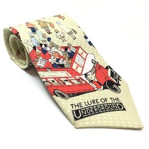 Ralph Marlin Tie VTG Lure of the Underground Leete